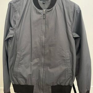 Bonobos Men's Gray Bomber Jacket